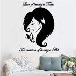 GADGETS WRAP Beauty Woman Face Wall Sticker Vinyl Wall Decal Decoration Sticker