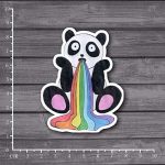 GADGETS WRAP Vomiting Rainbow Kids Toys for Scrapbooking Stationery Decal Stickers Children Luggage Notebook Laptop Stickers [Single]