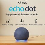 All-New Echo Dot (5th Gen, 2023 release) | Smart speaker with Bigger sound, Motion Detection, Temperature Sensor, Alexa and Bluetooth| Blue