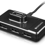 ZEBRONICS Zeb-100HB 4 Ports USB Hub for Laptop, PC Computers, Plug & Play, Backward Compatible – Black