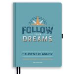 TINYCHANGE Student Planner | 12 Months Undated Study Diary | Hard Cover B5 Organizer | Academic planning for Schools or College | 52 Reference learning resources inside| Free 400 Golden Stickers