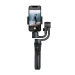 Amazon Basics Handheld Gimbal Stabiliser with 3-Axis Feature and Tripod, Facial Tracking, Time Lapse, FPV, Up to 12 Hours Operational Time, Compatible with All Smart Phones (Dark Grey)