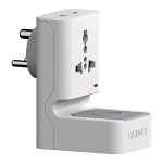 CONA Standy Multiplug 3 in 1 – (White) – Multiplug with Stand, 125 Volt