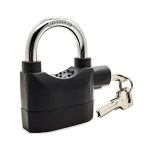 VOLO Alarm Security Lock For Home And Office Door With Motion Sensor And 3 Keys (Black)