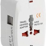 rts 2021 smart Multiplug Multipin International Universal Travel Adapter plug charger with Built in Dual 2 X USB Charger Ports with LED Indicator Surge/Spike Protected Electrical Plug with Inbuilt Surge Protection (White) more than 180 + Country