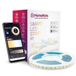 HomeMate Cct WiFi Led Smart Strip Lights Kit|5 Meter Length |180Leds/Mtr|Tuneable White,Shades of White from Warm to Cool White,Plastic,5 Meters