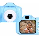 Smart Kids Digital Camera Full HD 1080P (2″ Screen) Handy Portable Camera for Kids- Cute Digital Camcorder Video Recorder (Blue) with Inbuilt 3 Puzzle Games for Kids.