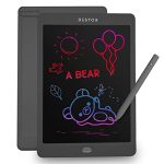 BESTOR LCD Writing Tablet 10 Inch, Colorful Doodle Board Drawing Pad for Kids, Scribble Tablet, Educational Christmas Boys Toys Gifts for 3-6 Years,Black