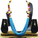 Gadgets Appliances Multicolour Gold Plated Metal Studded Lct Stone White/Lct Pearl Traditional Kundan Necklace Set for Women