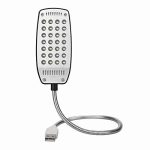 CLUSPEX Flexible Bright LED USB Book Light Computer Lamp Reading Lamp for Laptop Notebook Computer PC for Students Worker (28 Led Lamp)