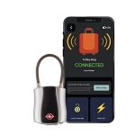 tag8 Dolphin Bluetooth Smart Padlock (Pack-1) – Bag, Luggage and Suitcase Lock with Alarm, TSA-Compliant Suitcase Lock and Locker Lock, Keyless and Code-Less, Unlock via Phone App, Silver