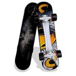 Jaspo Power Kids 26″ inches Skateboard for Beginners Boys & Girls (6 Years & Above, Skate-Board, Vinyl, Black)