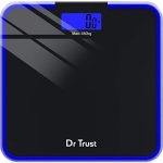 Dr Trust (USA) Electronic Supernova Digital Personal Weighing Scale for Body Weight (Black)
