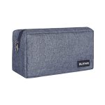 Alifiya Polyester Gadget Charger Pouch/Travel Organizer Pouch for Cables/Hard Disk/Charger (Grey)