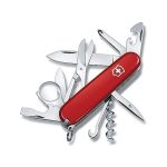 Victorinox Swiss Army Knife – Explorer – 16 Functions, DO-IT-YOURSELF Champion, Multi-utility Tool with Magnifying Glass – Red, 91 mm