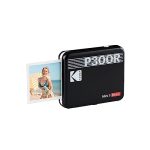 KODAK Mini 3 Retro 4PASS Portable Photo Printer (3×3 inches) + 8 Sheets, Black