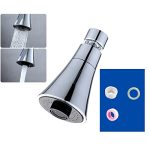 VATSHVI Movable Kitchen Tap Head Faucet Sprayer Water Spray 360 Degree Rotatable Kitchen Faucet Spray Universal Adapter Set Kitchen Sink Accessories Tools (2 Rotating Mode)