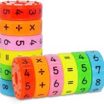 SHOPONIL Magnetic Math Toy for Kids Learning Toys for Boys and Girls – Brain Developing and Magnetic Blocks for Kids | Multicolor (Pack of 2) 12 Piece