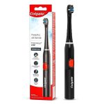 Colgate ProClinical 150 Charcoal Sonic Battery Powered Electric Toothbrush (with Replaceable Brush Head Included)
