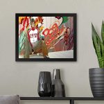 GADGETS WRAP Printed Photo Frame Matte Painting for Home Office Studio Living Room Decoration (11x9inch Black Framed) – Boy Graffiti Skate
