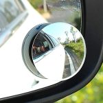 CarFrill HD Glass Frameless Round Convex Rear View Blind Spot Mirror Cars/Trucks/Vans (2″) -Pack of 2