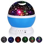 BUYERZONE Star Master Galaxy Projector Night Lamp Romantic Star Cosmos Night Lamp Night Lights Projection Projector Starry Sky with USB Cable for Bedroom Colorful LED Kid Lights Lamp Projector (Assorted Color, Pack of 1)