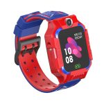 Wearfit Champ 2G Flash Kids GPS Tracker Waterproof Watch LBS Tracker for Boys Girls for 3-12 Year Old with SOS Alarm Call Voice Chat Touch Screen and Parental Control (Red)