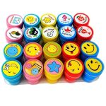 Oytra 20 Piece Stamps for Kids Emoji and Motivation Reward Art Teachers Students Birthday Gift Craft Scrapbooking