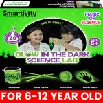 Smartivity Glow Magic Science Experiment Kit for Kids Age 6-14 | Birthday Gifts for Boys & Girls | Kids Safe & Non – Toxic Chemistry Kit for Age 6-8-10-12-14 Years Old | Made in India