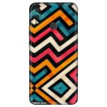 Gadget Gear Huawei P Smart Plus (2019) Vinyl Skin Back Sticker (Not a Cover) Customised Colourful Stripes (4) Mobile Skin (Only Back Side)