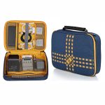 EUME Fixa 1 Compartment Electronic Accessories Organizer & Travel Gadget Bag for Men & Women (Navy Blue)