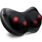 Dr Physio USA Electric Shiatsu Cushion for Full Body Neck Massager Machine (Black)