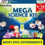 Smartivity 150 Experiment Mega Science Kit | Chemistry Experiment Kit for Boys & Girls Age 6-8-10-12 | Birthday Gift for Kids Age 6-14 | Kids Safe Science Kit | STEM Educational Fun Toys