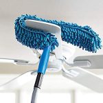 HARRY EMPIRE® Foldable Microfiber Fan Cleaning Duster Flexible Fan mop for Quick and Easy Cleaning of Home, Kitchen, Car, Ceiling, and Fan Dusting Brush with Long Rod(Multi Color)