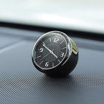 SEMAPHORE Car Dashboard Car Clock, Analogue Clock with Vent Clip and Adhesive Tape (compatible with Skoda Rapid)