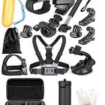 yantralay 13 in 1 Accessories Kit Comaptible with gopro Hero 12/11/10/9/8/7/6/5/4/3/2/1, SJCAM SJ4000 SJ5000, Yi & Other Action Cameras with Carrying Case Large (14 Items)