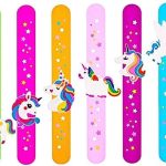 Tera13 slap bracelet for kids unicorn bracelet for girls Unicorn Slap Bracelets Silicone Wristbands Favors bracelet for girls Slap Bands Flip Bracelet Wristbands for Children (pack of 2 piece)