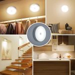 VERVENIX Motion Sensor Light for Home with USB Charging Wireless Self Adhesive LED Night lamp Rechargeable Body Sensor Wall Light for Hallway, Wardrobe, Bedroom, Stairs ,Bathroom, Kitchen, Basement (Cool White, Pack of 1)