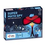 Chalk and Chuckles Super Math Spy – Board Games for Boys, Girls Age 8-12, Fun, Educational Brain Games for Kids 10+ Years, Best Gift for 9, 10, 11 Yrs, Multicolor