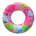 YUPPIN Swimming Tubes for Girls and Boys for 2-10 Years, Cute Baby Swimming Pool Rings (5-10 Years, Kitty)
