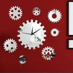 UNIQUE GADGET DIY Wall Clock 3D Sticker Home Office Decor 3D Wall Clock (Covering Area:65 * 65cm) – DIY609S