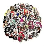 Gadgets wrap 50pcs Tattoo Girls Sticker Sexy Beauty Girls Stickers for Laptop Motorcycle Skateboard Luggage Decal Toy Sticker