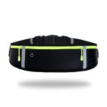 Waterproof Fanny Pack for Women Men,Sichumaria Running Belt Bag with Water Bottle Holder Reflective Slim Waist Bag for Fitness Travel Walking Hiking (S) (S)