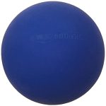 amazon basics Rubber Soft Manual Massage Ball for Muscle Pain, Blue