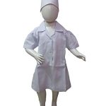 BookMyCostume Nurse Sister with Cap Medical Community Helper Kids Fancy Dress Costume 5-6 years