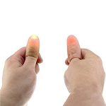 Toy Park Plastic 1 Pair of Amazing Funny LED Light Flashing Finger Magic Trick Props Kids Fantastic Glow Luminous Toys for Magician & Entertainers, Yellow
