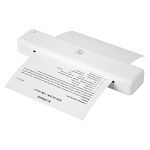 HPRT MT800Q Carbon Tape Printer Portable Printer Support 8.5″ X 11″ US Letter & A4 Paper Bluetooth Wireless Travel Printer Compatible with Android and iOS, Suitable for On The Go (White)