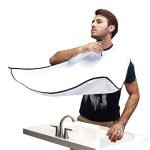 Beard Bib Apron, Mens Beard Hair Catcher for Shaving and Trimming, Non-Stick Beard Shave Cape, Grooming Accessories Tools & Gifts for Husband or Dad