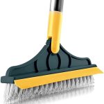 Unicron Tile Cleaner Brush With Scraper,120 Rotatable Floor Cleaner Brushmulti, pack of 1