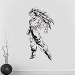 Gadgets Wrap 2018 Cartoon Dragon Super Saiyan Vinyl Wall Decal Stickers Decorative Home Decor Boys Rooms Art Mural Wallpaper Sticker